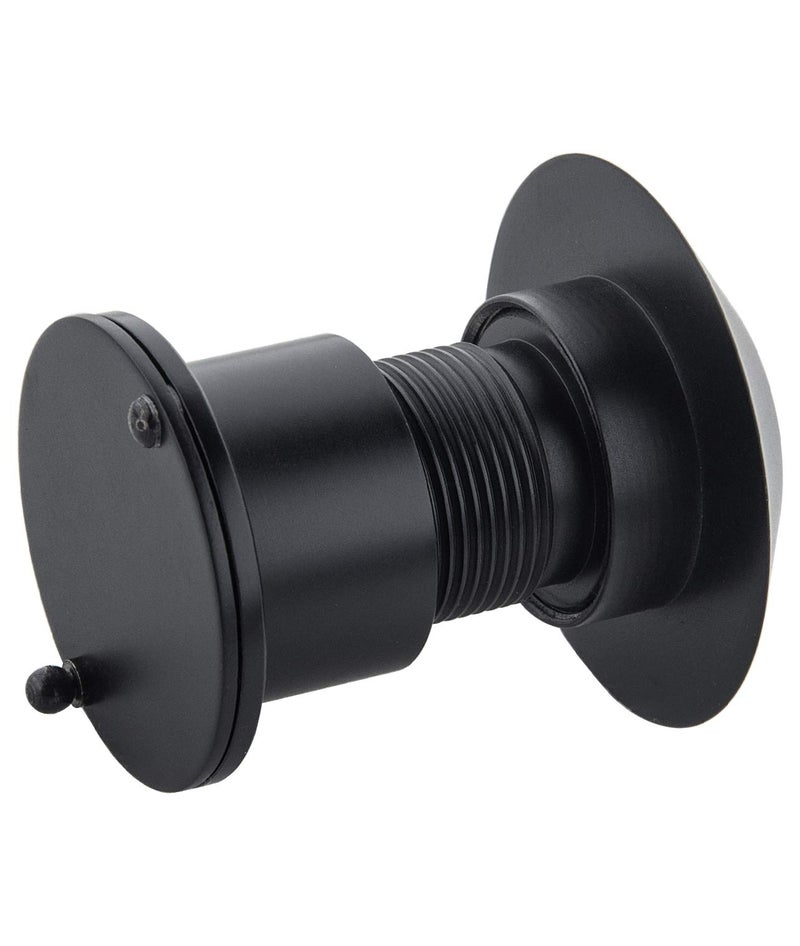 Earl Diamond - Solid Brass Door Peep Holes for Front Door, 220-Degree Door Viewer Peephole with Heavy Duty Rotating Privacy Peephole Cover for 1-21/32" to 2-1/8" Thick Door (Modern Black) - Image 4